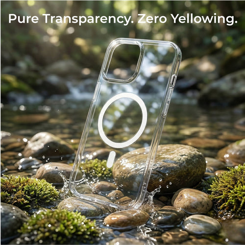 Anti Yellow Clear Phone Case for iPhone 12 & 13 Pro Max