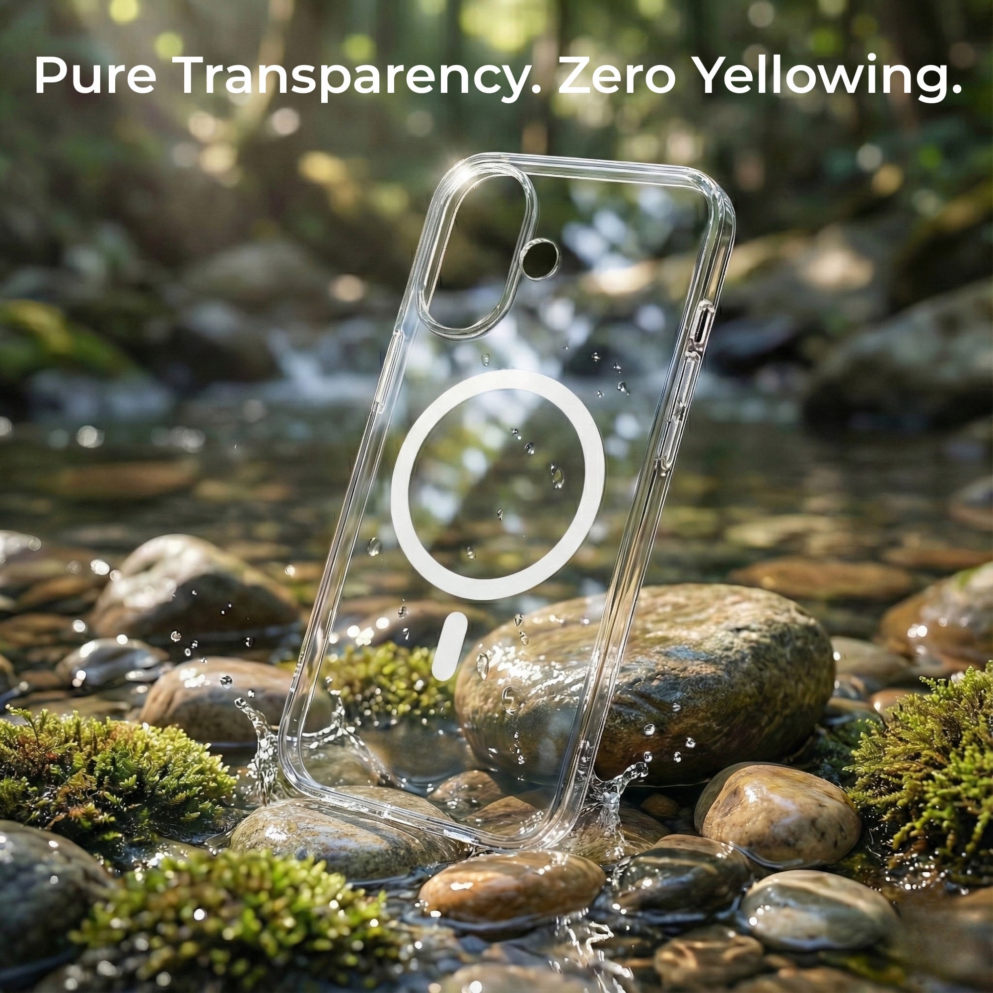 Anti Yellow Clear Phone Case for iPhone 16