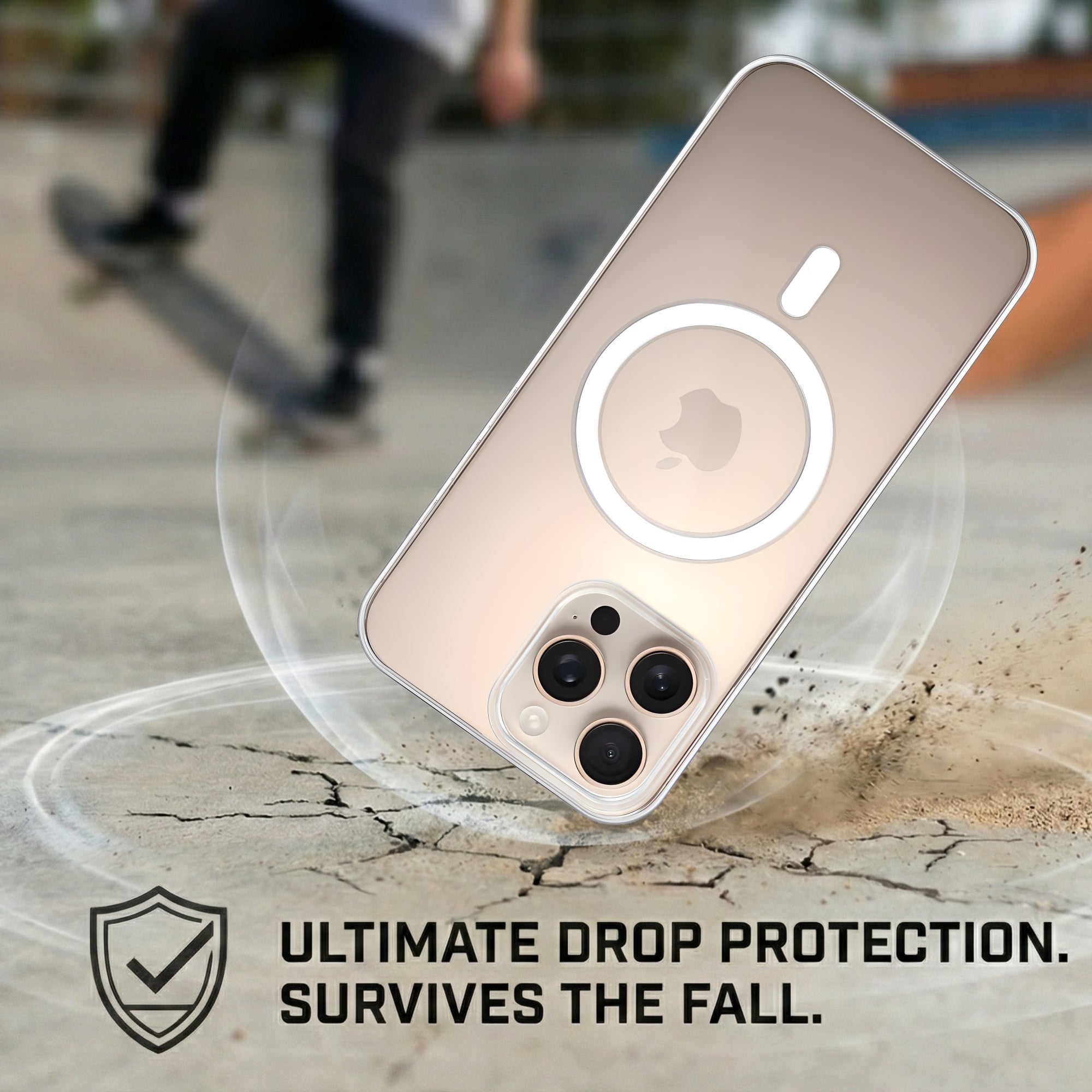 Anti Yellow Clear Phone Case for iPhone 12 & 13 Pro Max