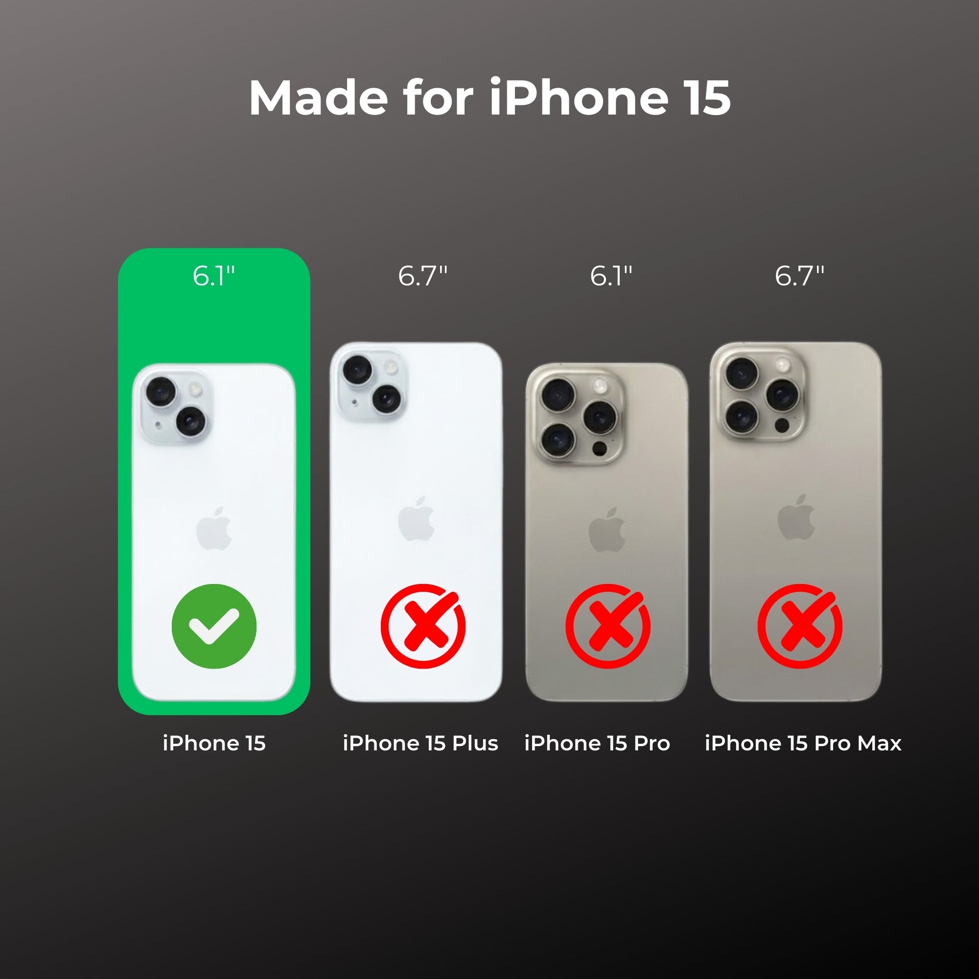 Anti Yellow Clear Phone Case for iPhone 15