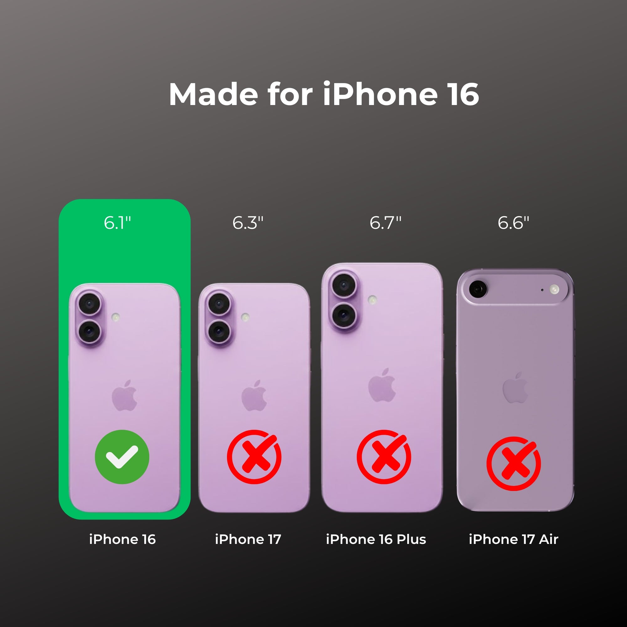 Anti Yellow Clear Phone Case for iPhone 16