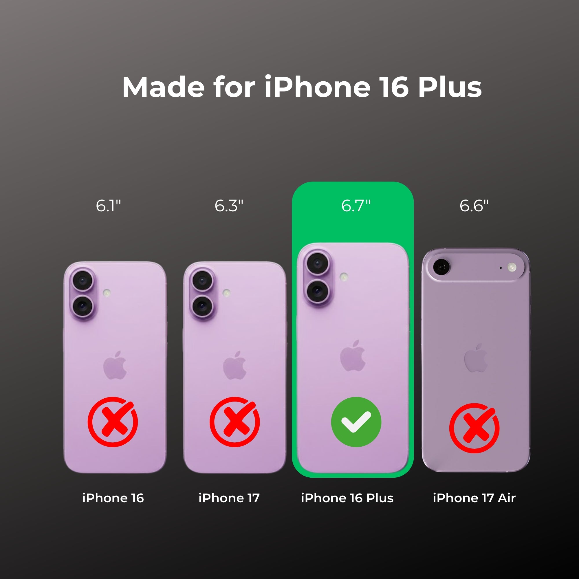 Anti Yellow Clear Phone Case for iPhone 16 Plus