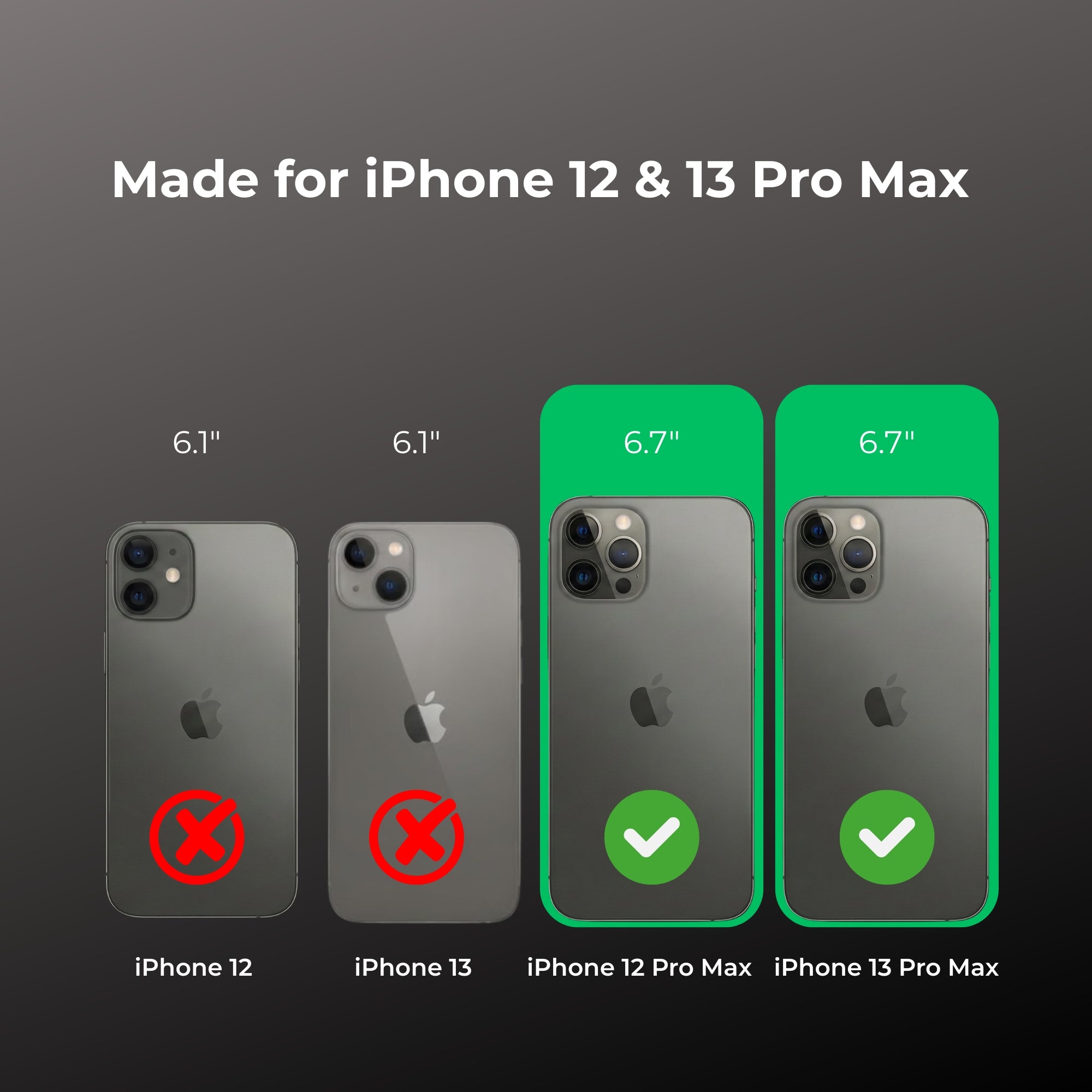 Anti Yellow Clear Phone Case for iPhone 12 & 13 Pro Max